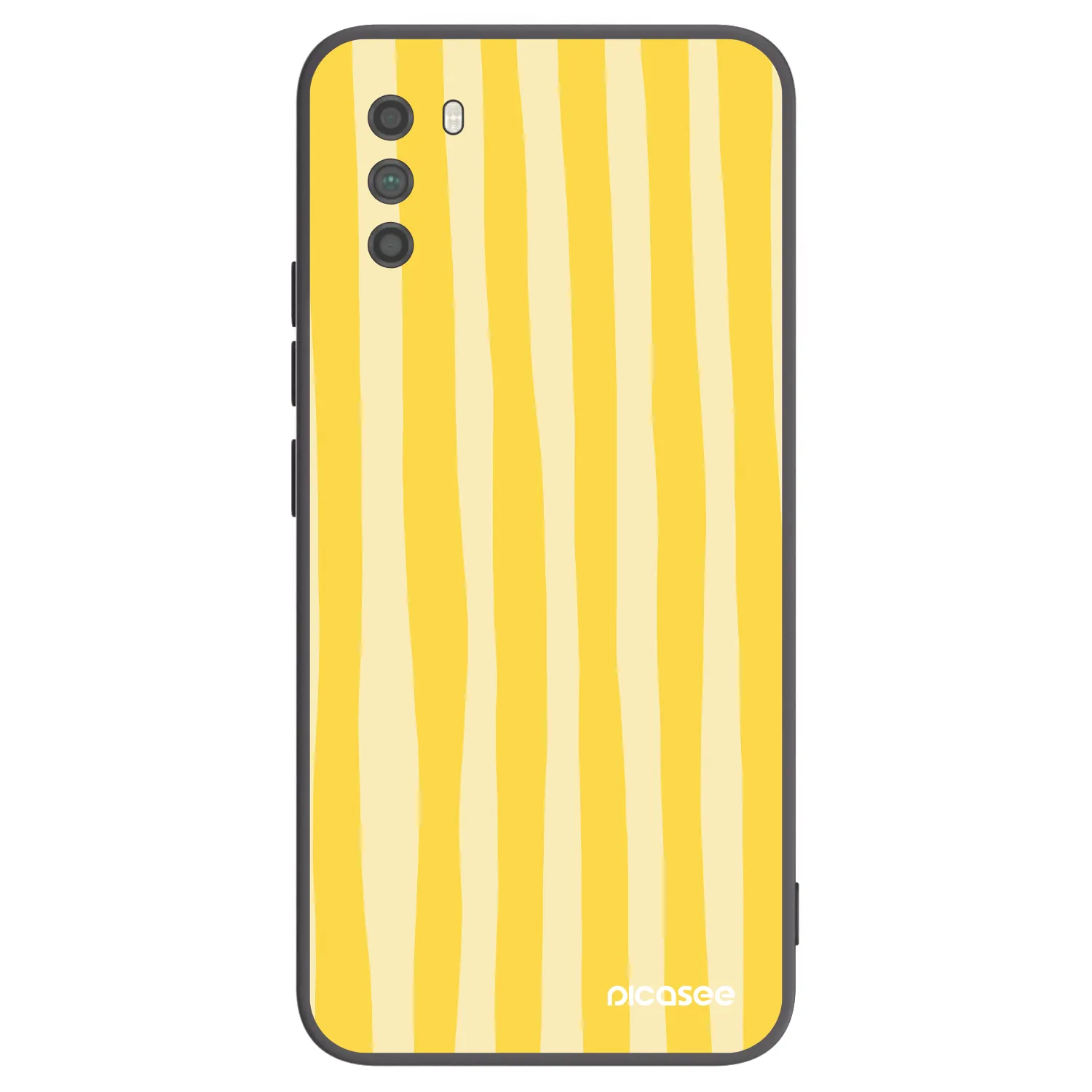 Picasee husă neagră din silicon pentru Xiaomi Poco M3 - Lines lemon