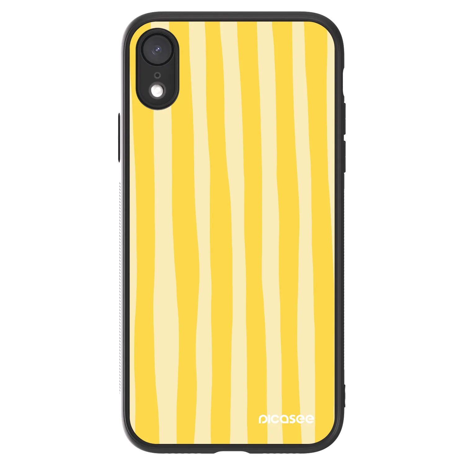 Picasee ULTIMATE CASE pentru Apple iPhone XR - Lines lemon