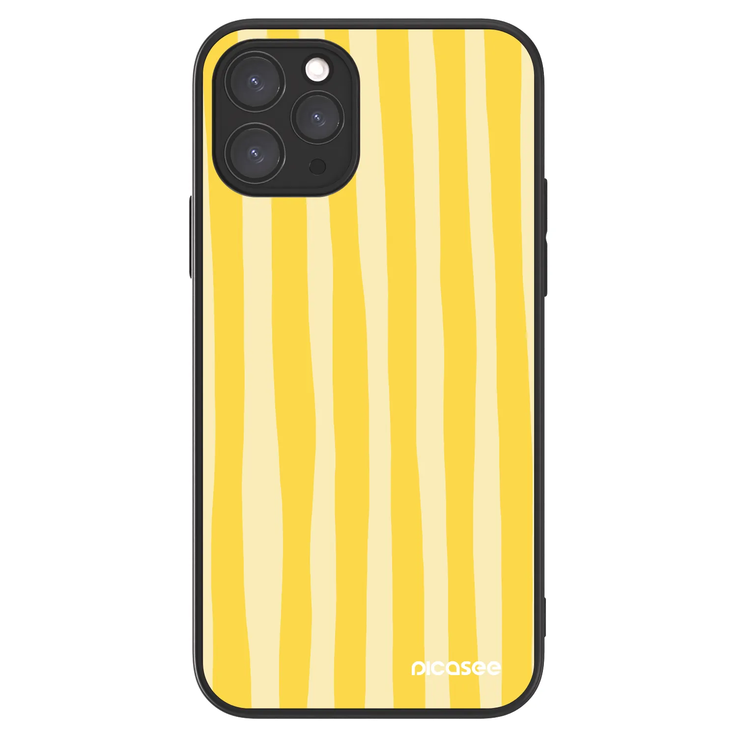 Picasee ULTIMATE CASE pentru Apple iPhone 11 Pro - Lines lemon