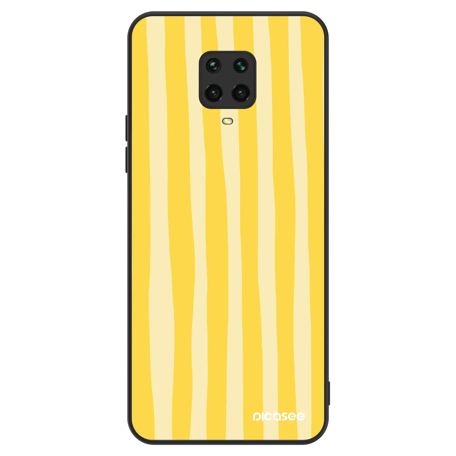 Picasee ULTIMATE CASE pentru Xiaomi Redmi Note 9 Pro - Lines lemon