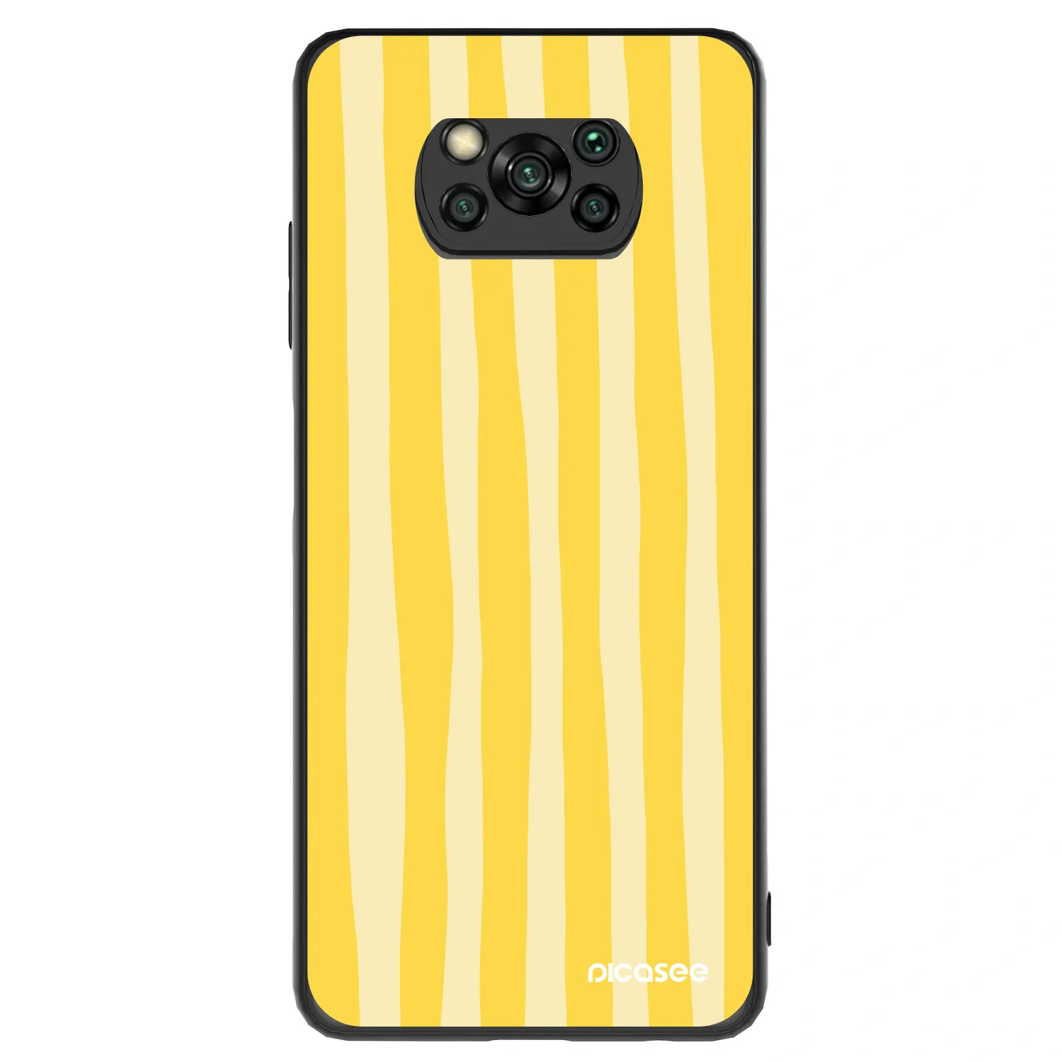 Picasee ULTIMATE CASE pentru Xiaomi Poco X3 - Lines lemon