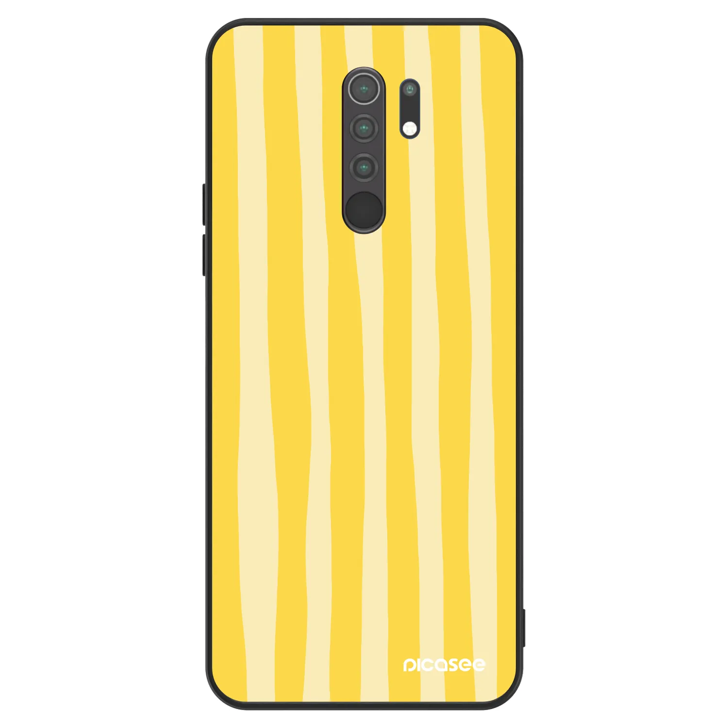 Picasee ULTIMATE CASE pentru Xiaomi Redmi 9 - Lines lemon