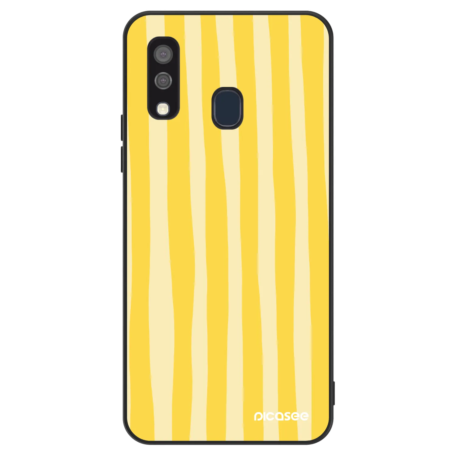 Picasee ULTIMATE CASE pentru Samsung Galaxy A40 A405F - Lines lemon