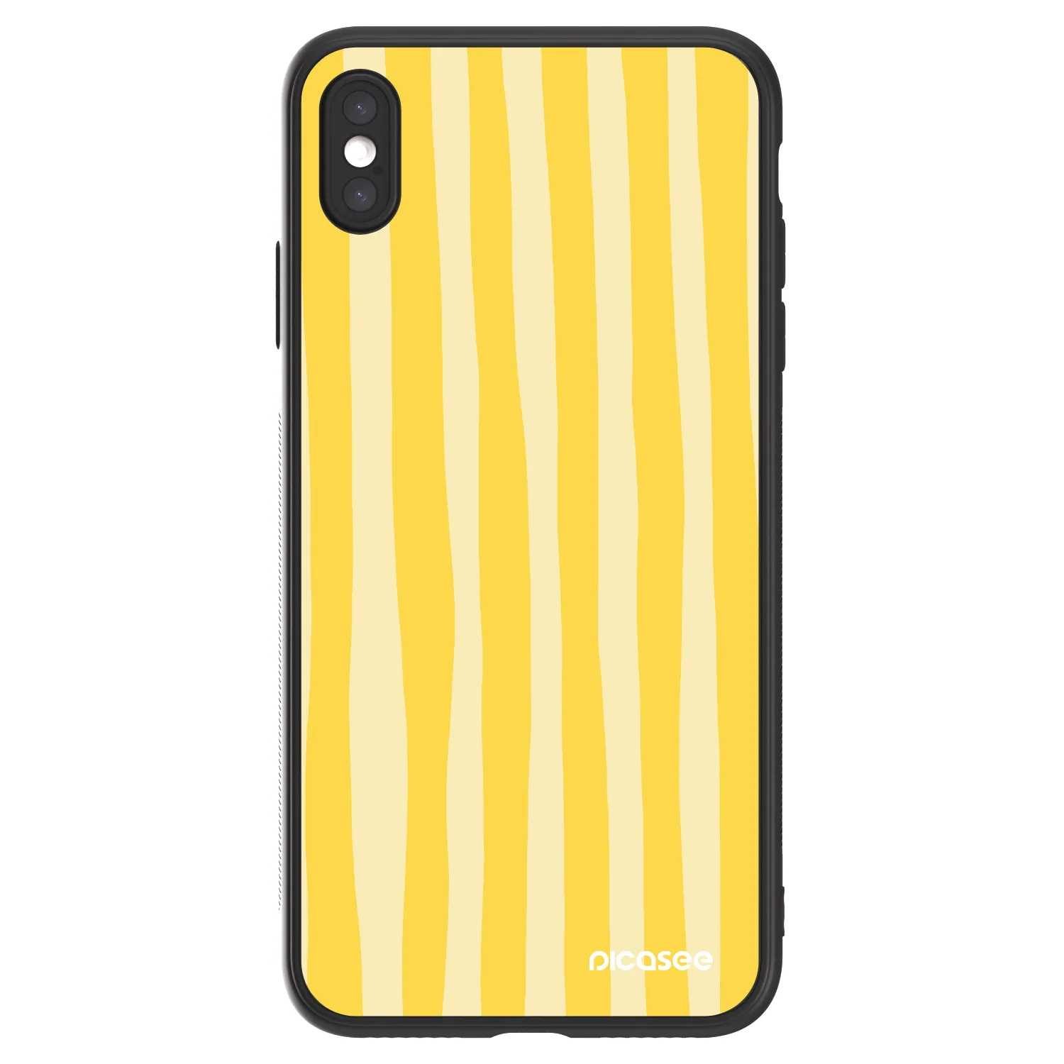 Picasee ULTIMATE CASE pentru Apple iPhone XS Max - Lines lemon
