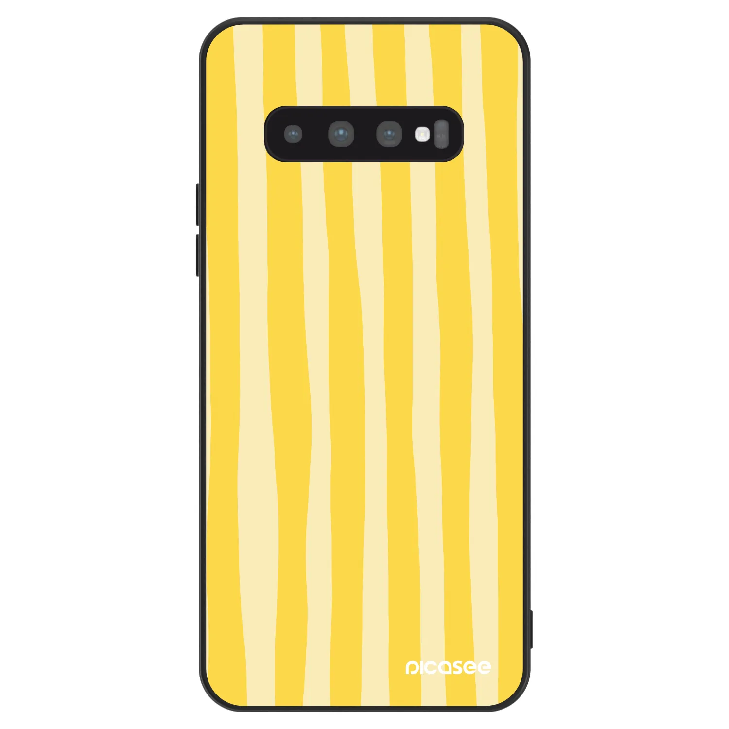 Picasee ULTIMATE CASE pentru Samsung Galaxy S10 G973 - Lines lemon
