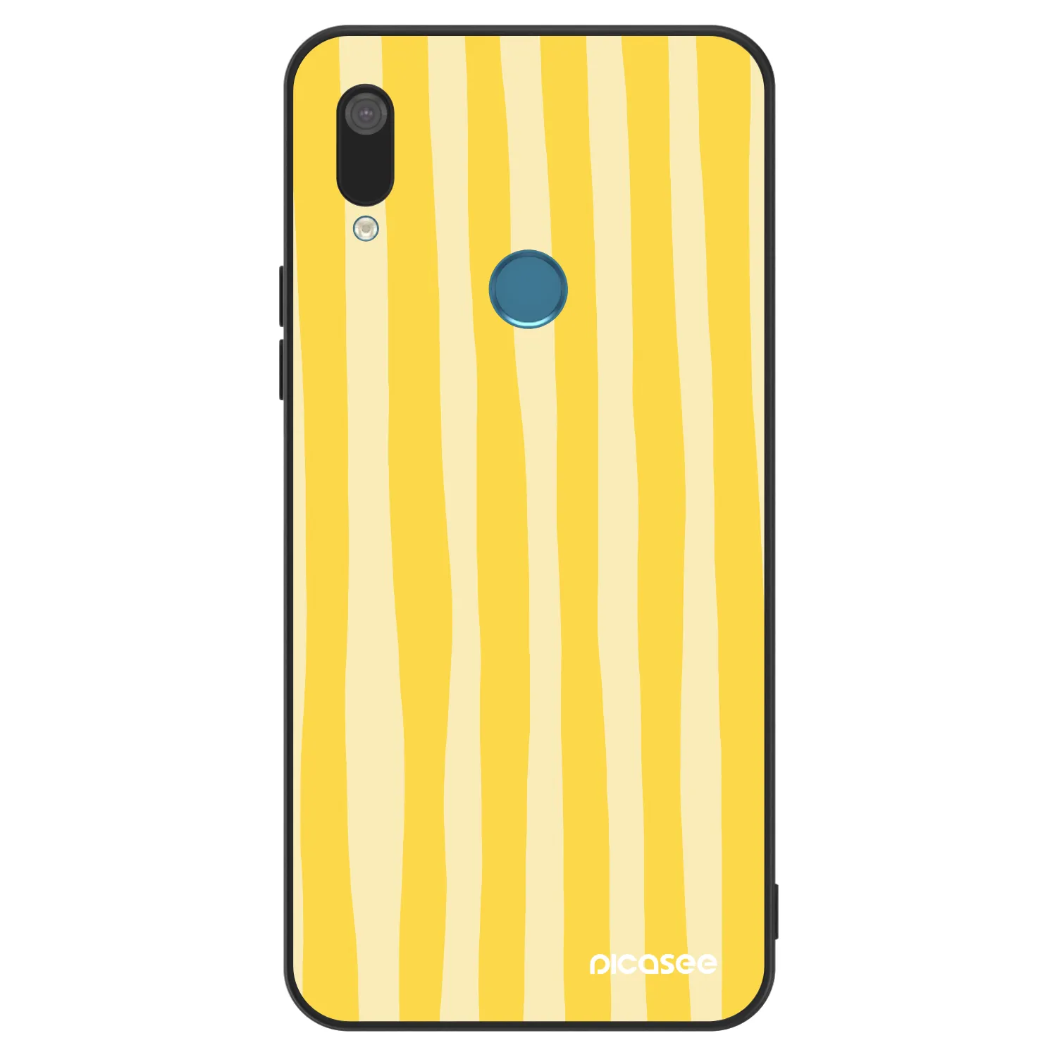 Picasee ULTIMATE CASE pentru Huawei Y7 2019 - Lines lemon