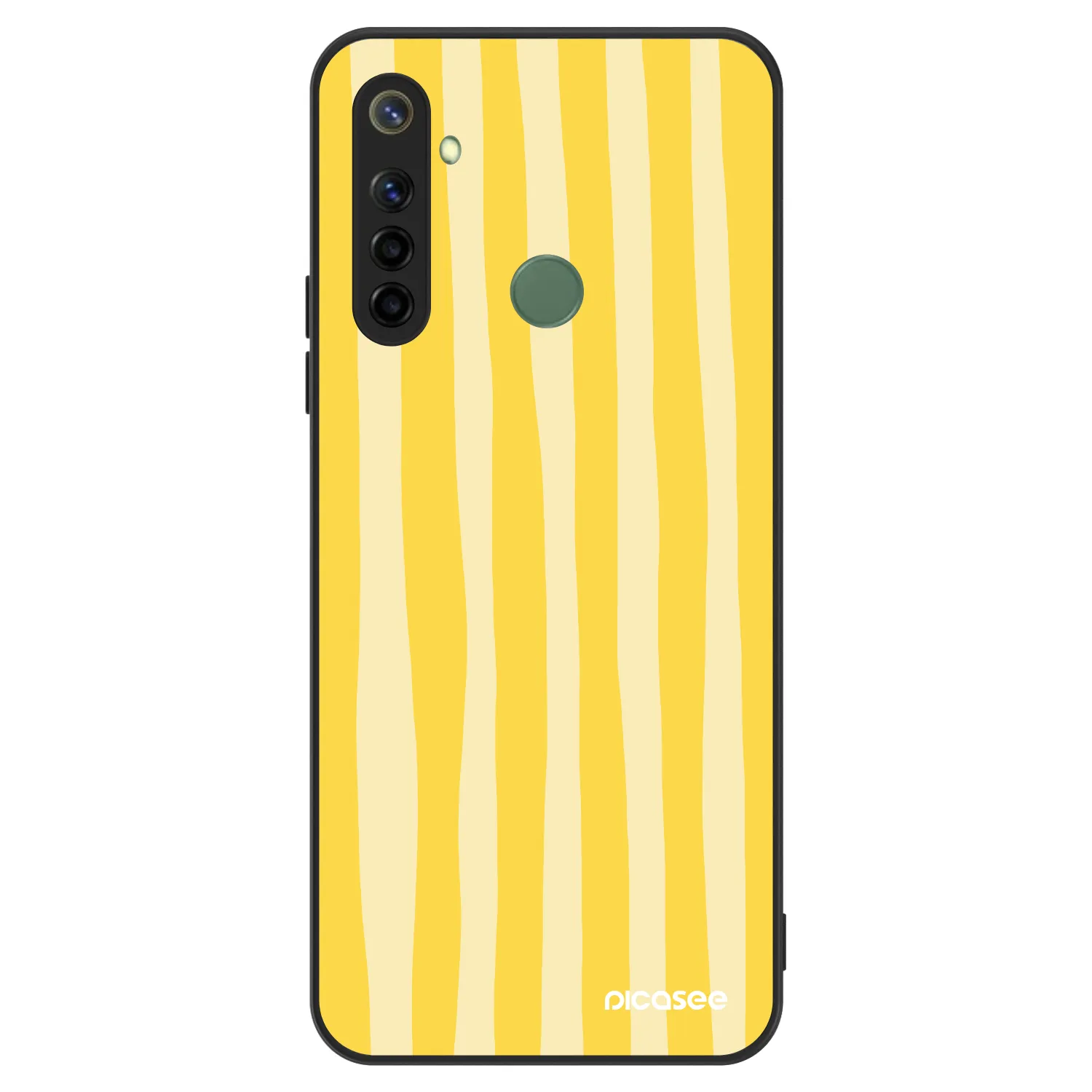 Picasee ULTIMATE CASE pentru Realme 6i - Lines lemon