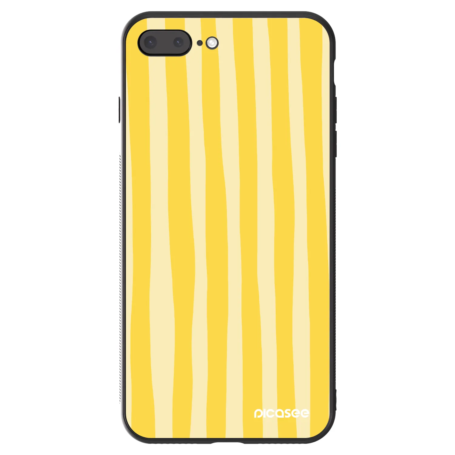 Picasee ULTIMATE CASE pentru Apple iPhone 8 Plus - Lines lemon