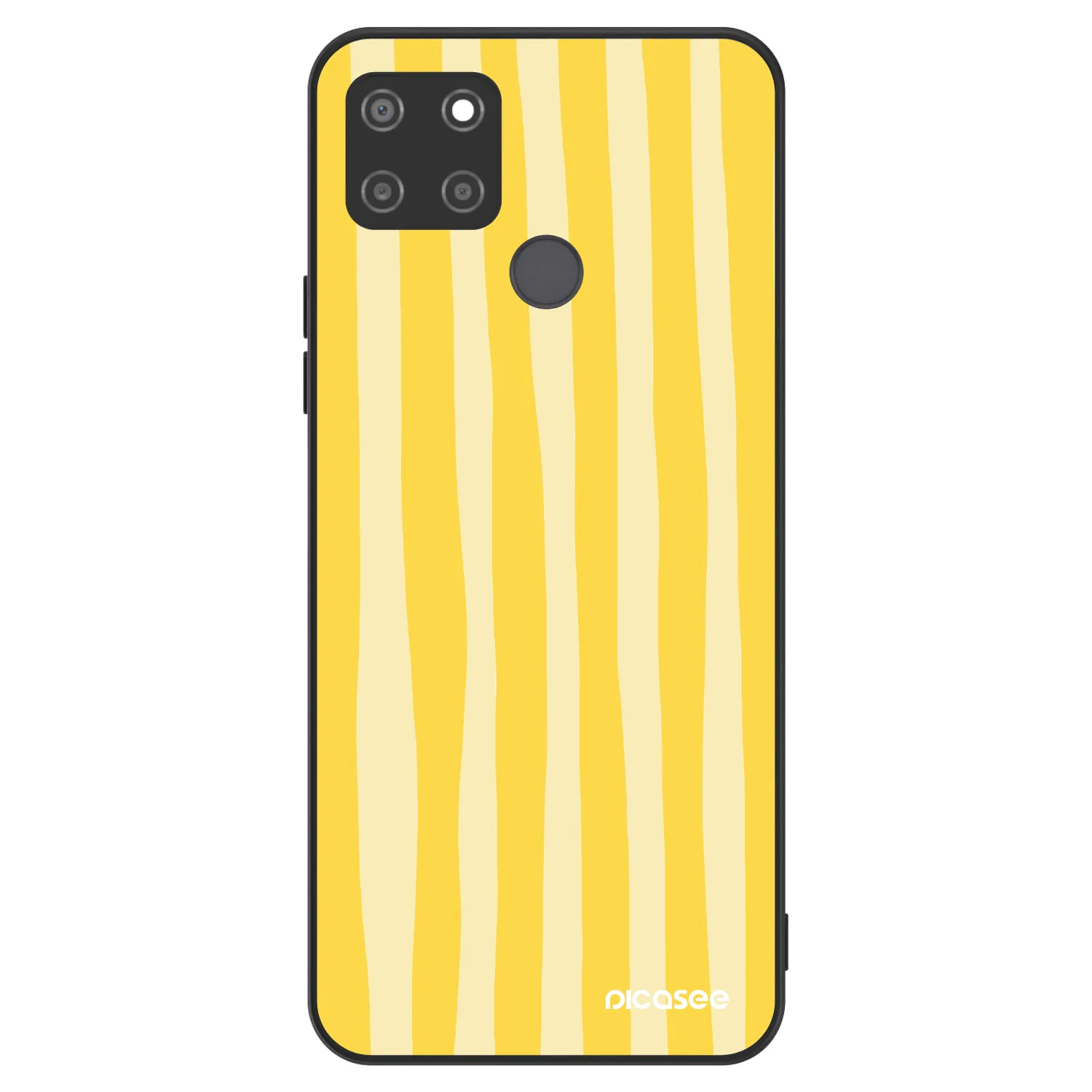 Picasee ULTIMATE CASE pentru Realme C21Y - Lines lemon