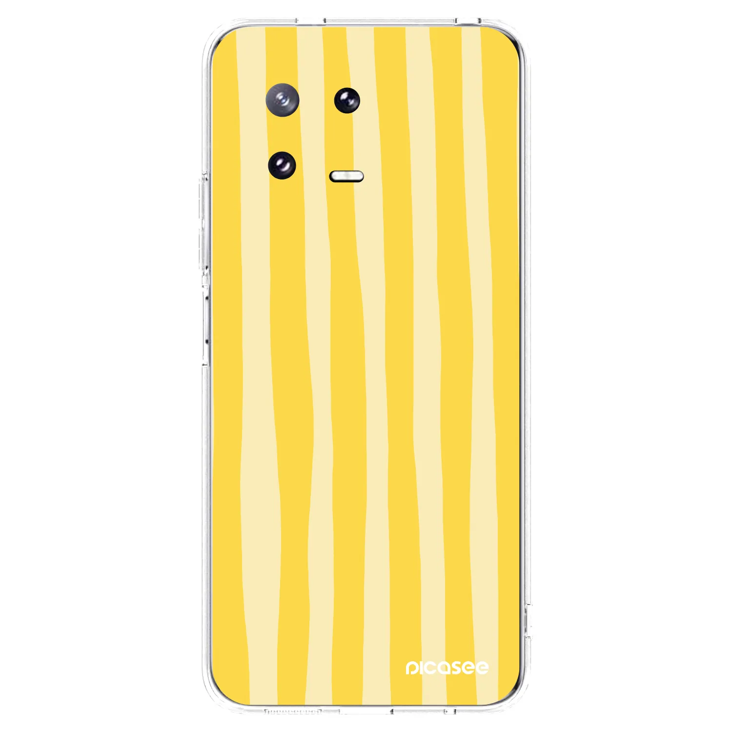 Picasee husă transparentă din silicon pentru Xiaomi 13 Pro - Lines lemon
