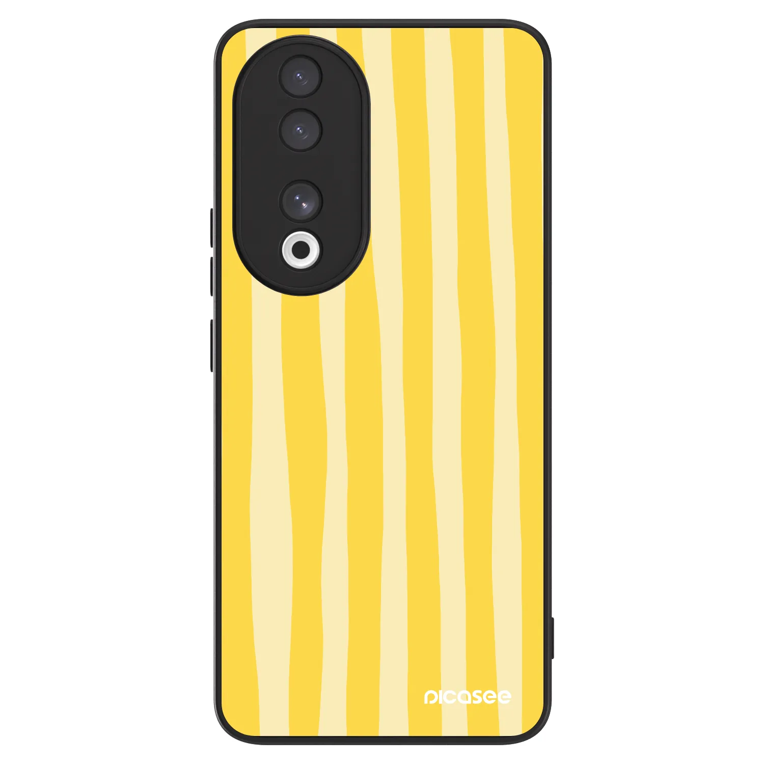 Picasee ULTIMATE CASE pentru Honor 90 5G - Lines lemon