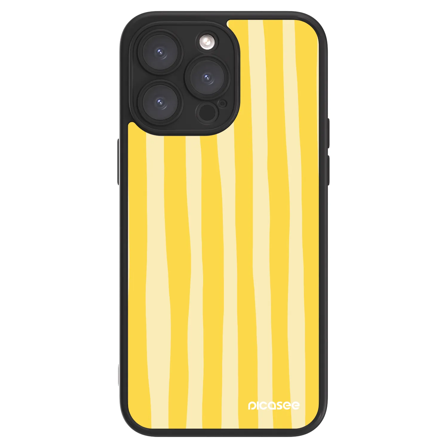 Picasee ULTIMATE CASE MagSafe pentru Apple iPhone 15 Pro Max - Lines lemon