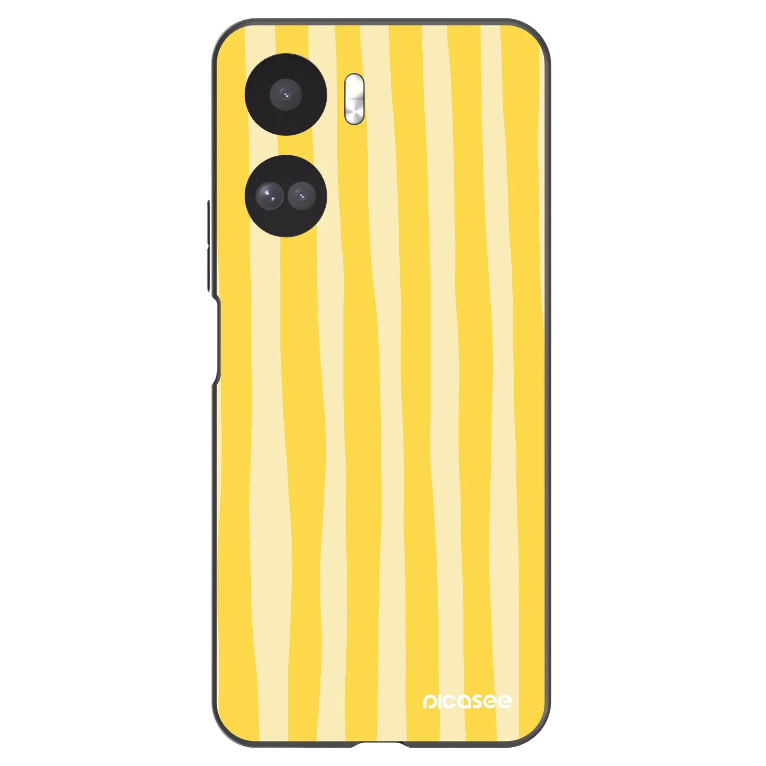 Picasee husă neagră din silicon pentru Honor 90 Lite 5G - Lines lemon