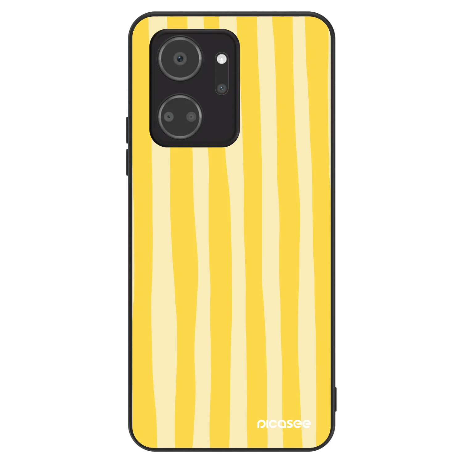 Picasee ULTIMATE CASE pentru Honor X7a - Lines lemon
