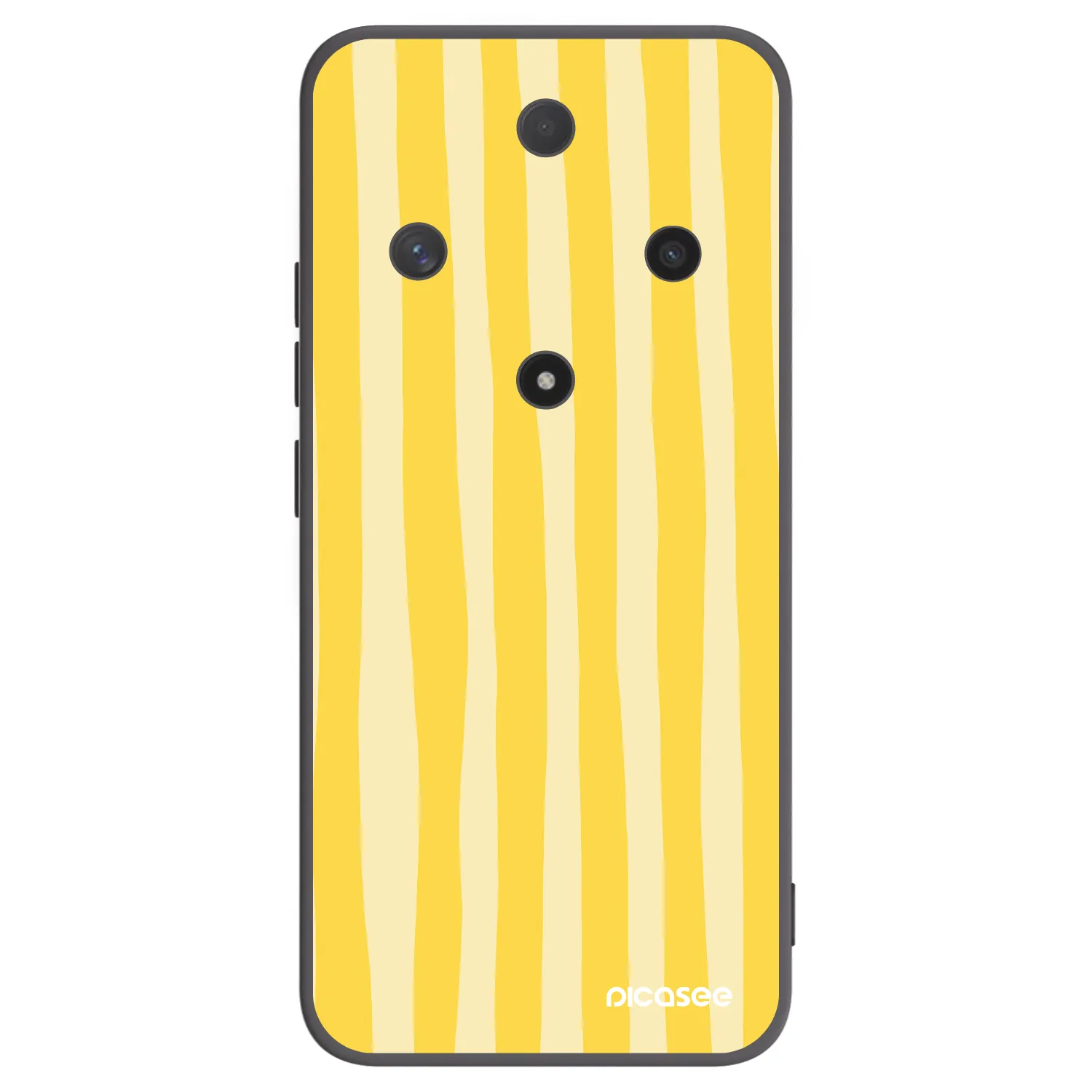 Picasee husă neagră din silicon pentru Honor Magic6 Lite 5G - Lines lemon
