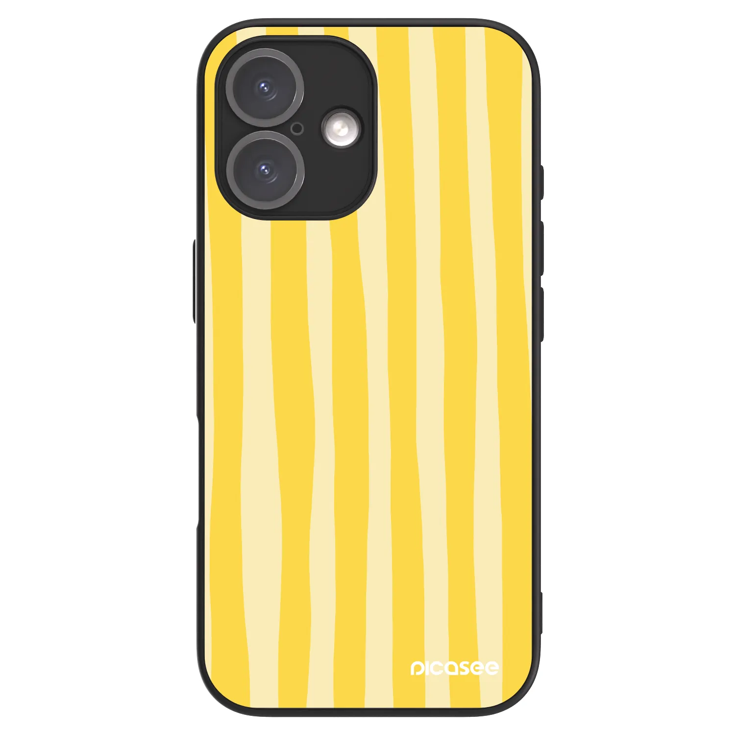Picasee ULTIMATE CASE pentru Apple iPhone 16 - Lines lemon