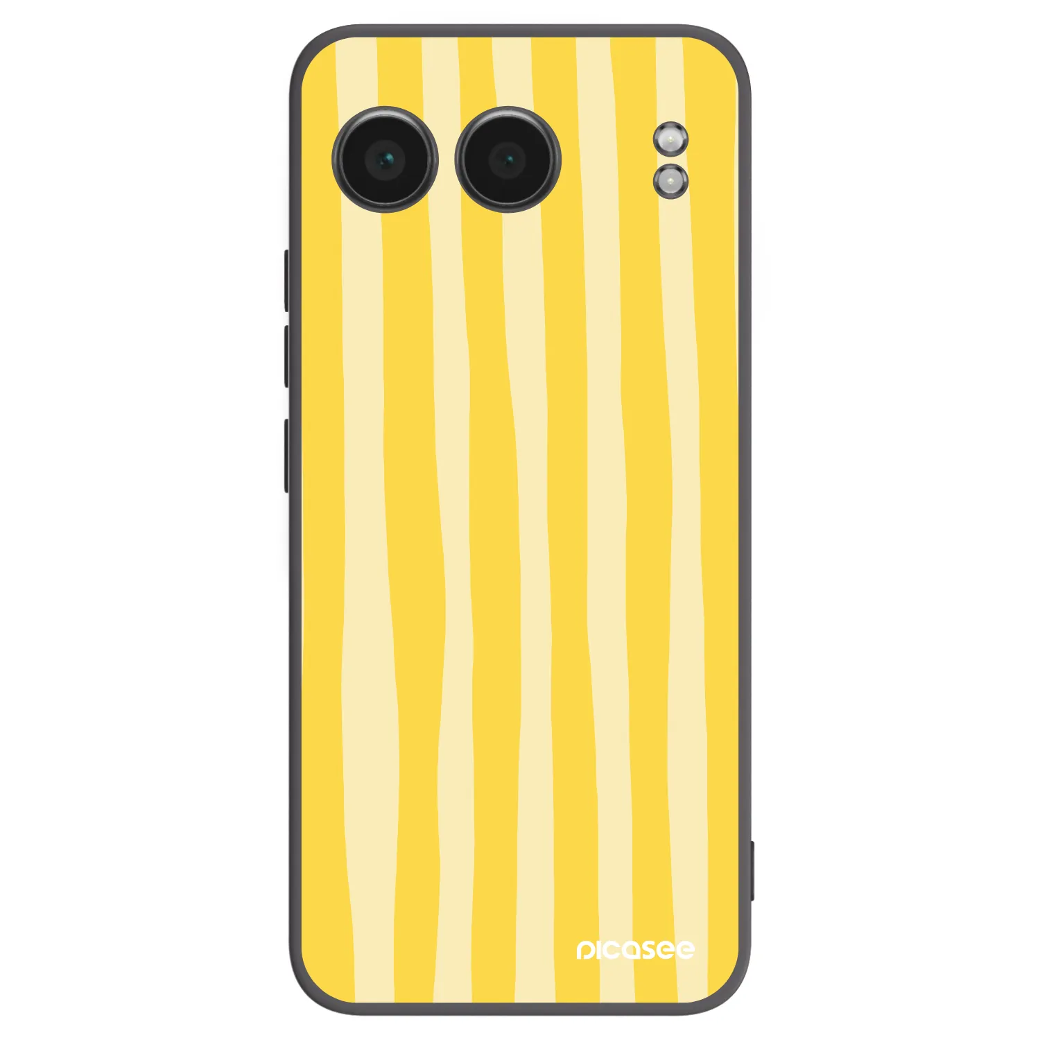Picasee husă neagră din silicon pentru OnePlus Nord 4 - Lines lemon