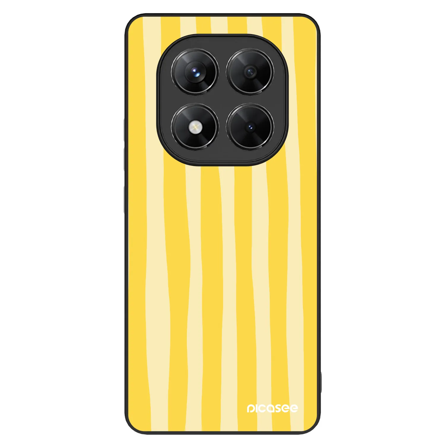 Picasee ULTIMATE CASE pentru Xiaomi Redmi Note 14 Pro 5G - Lines lemon