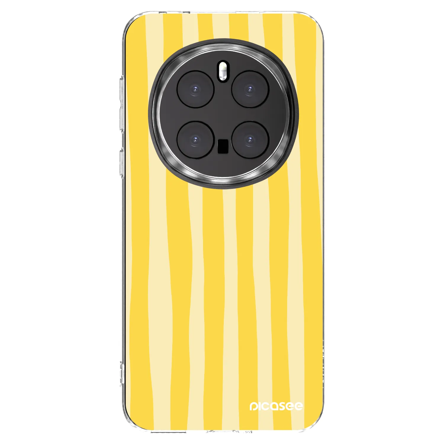 Picasee husă transparentă din silicon pentru Honor Magic7 Pro 5G - Lines lemon
