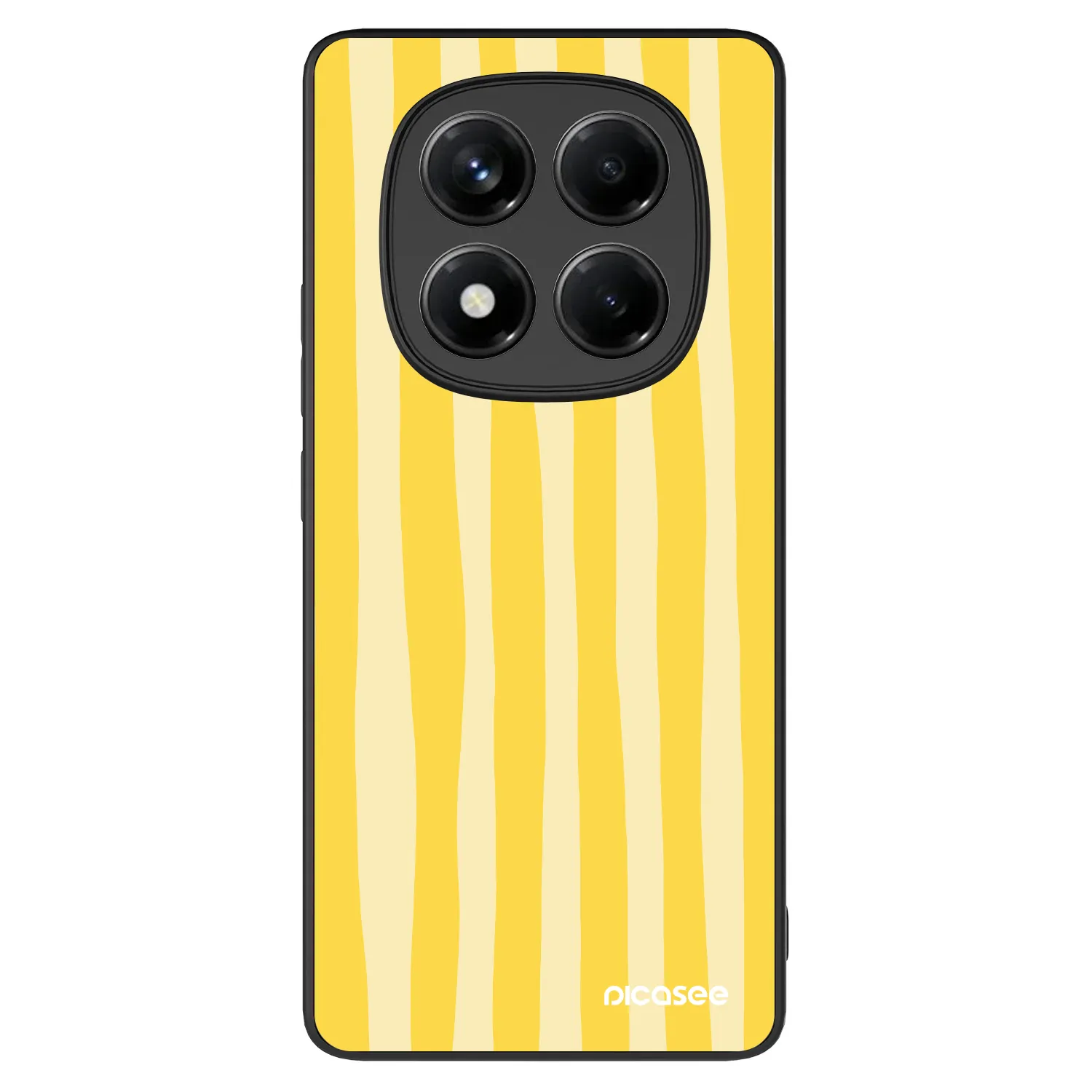 Picasee ULTIMATE CASE pentru Xiaomi Redmi Note 14 Pro 4G - Lines lemon
