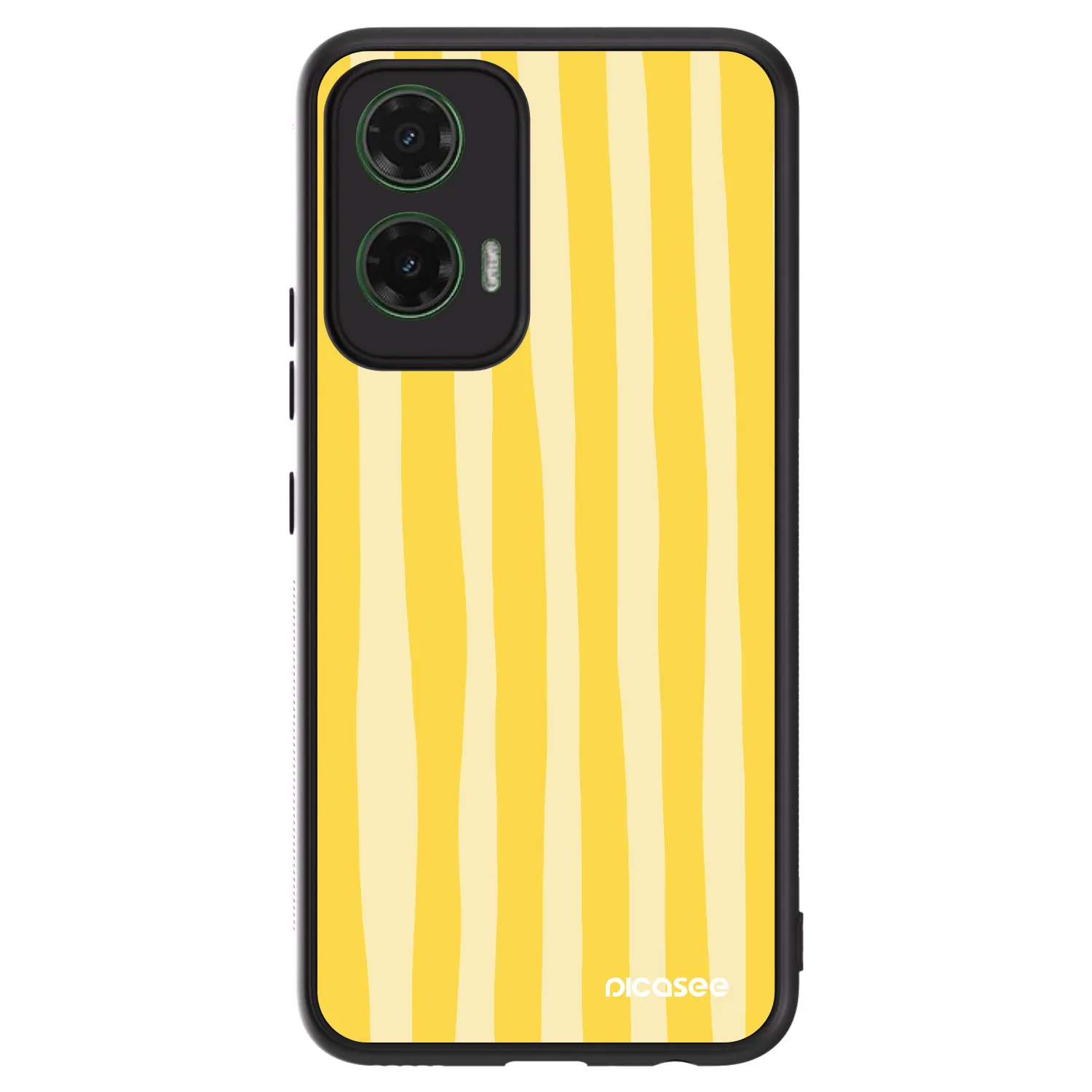 Picasee ULTIMATE CASE pentru Motorola Moto G35 5G - Lines lemon