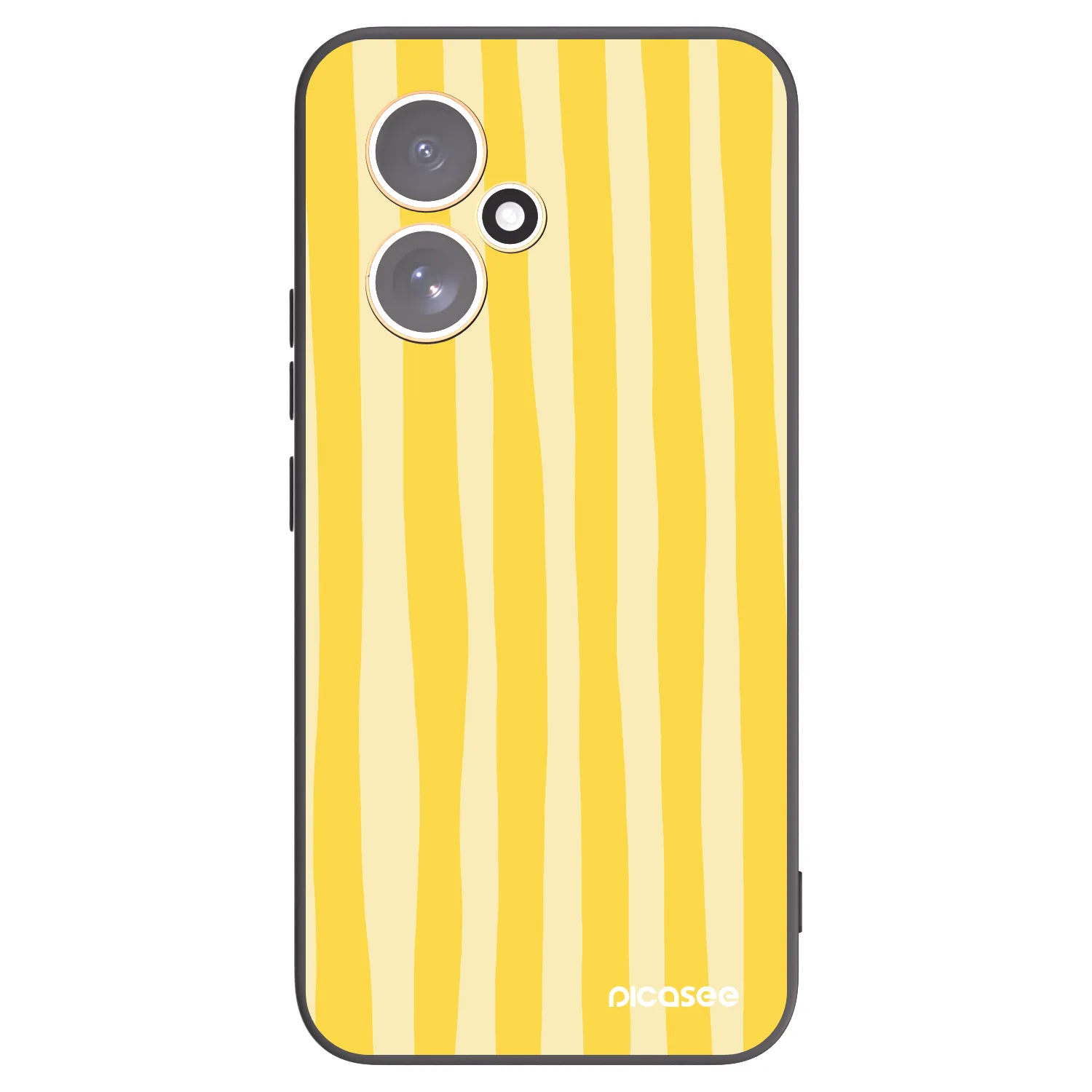 Picasee husă neagră din silicon pentru Honor 400 5G - Lines lemon