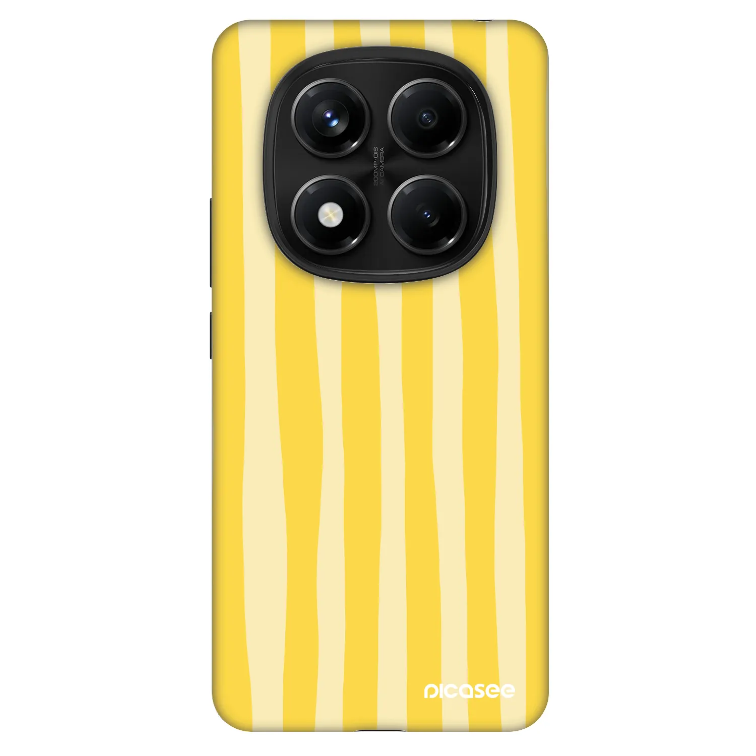 Picasee Fashion Case pentru Xiaomi Redmi Note 14 Pro 5G - Lines lemon