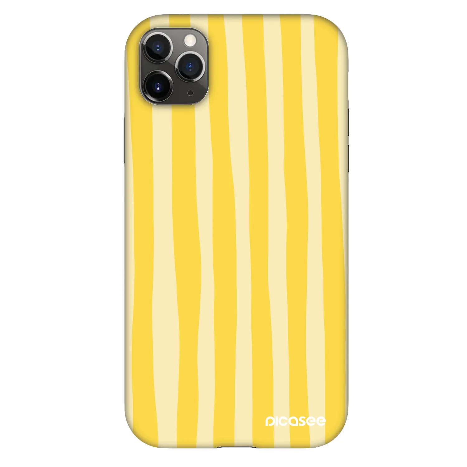 Picasee Fashion Case pentru Apple iPhone 11 Pro Max - Lines lemon