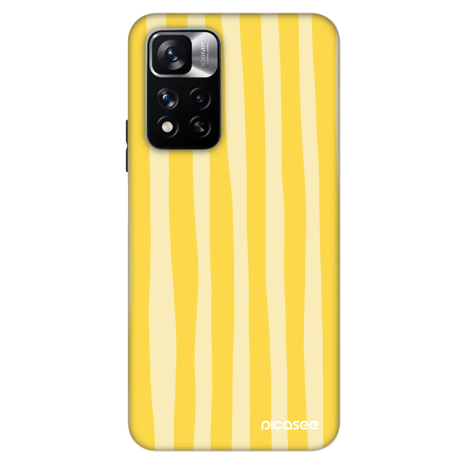 Picasee Fashion Case pentru Xiaomi Redmi Note 11 Pro - Lines lemon