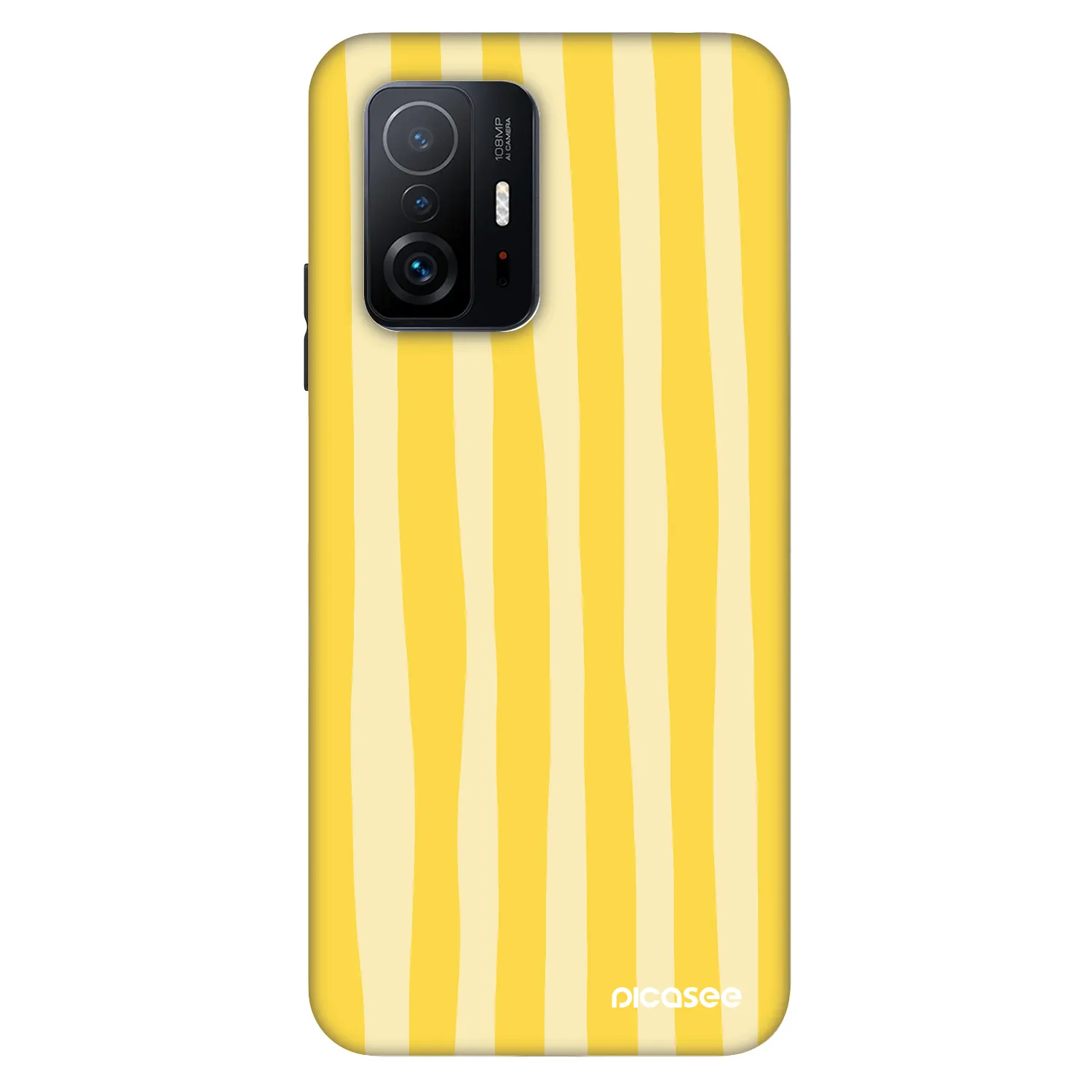 Picasee Fashion Case pentru Xiaomi 11T Pro - Lines lemon