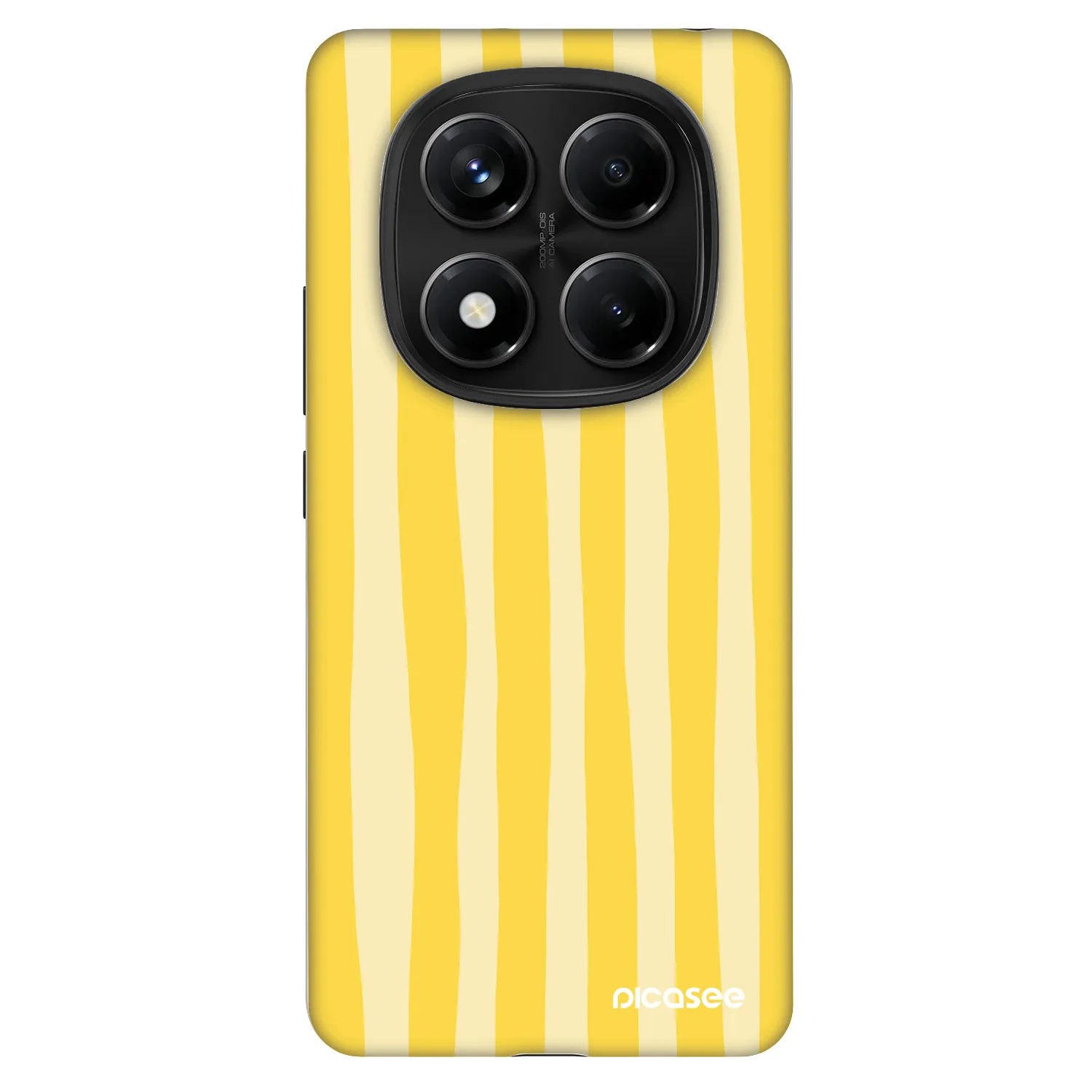 Picasee Fashion Case pentru Xiaomi Redmi Note 14 Pro 4G - Lines lemon