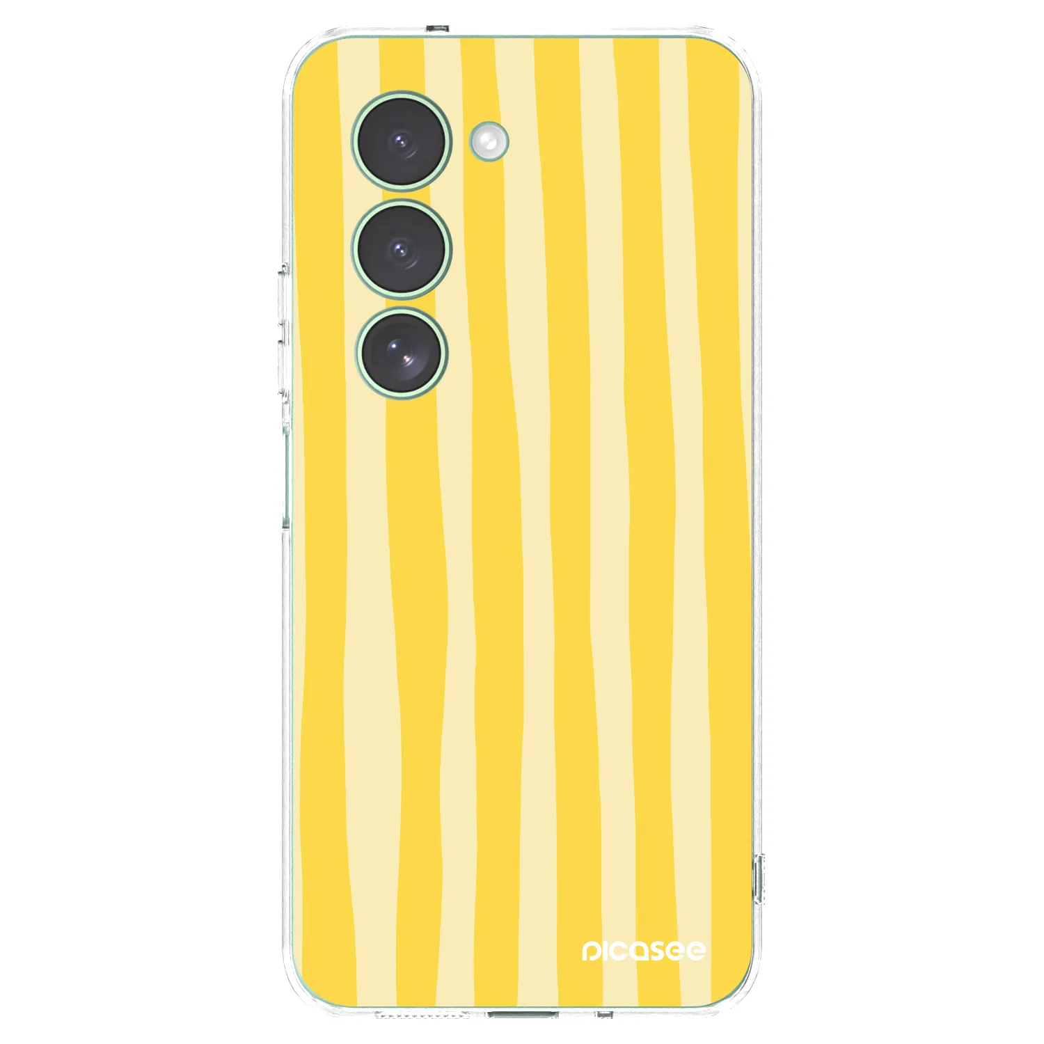 Picasee husă transparentă din silicon pentru Xiaomi Redmi 15 5G - Lines lemon