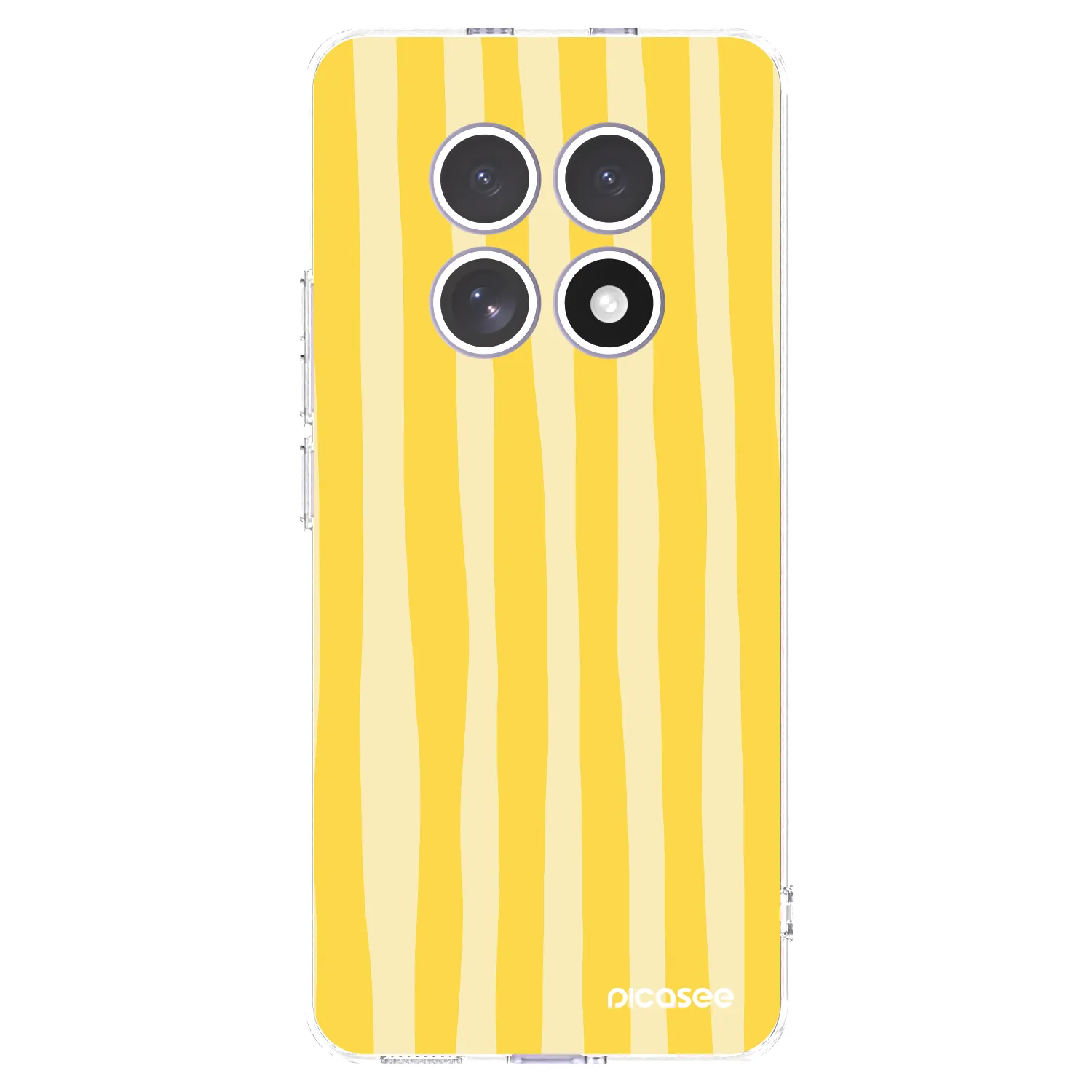Picasee husă transparentă din silicon pentru Xiaomi Redmi Note 15 4G - Lines lemon