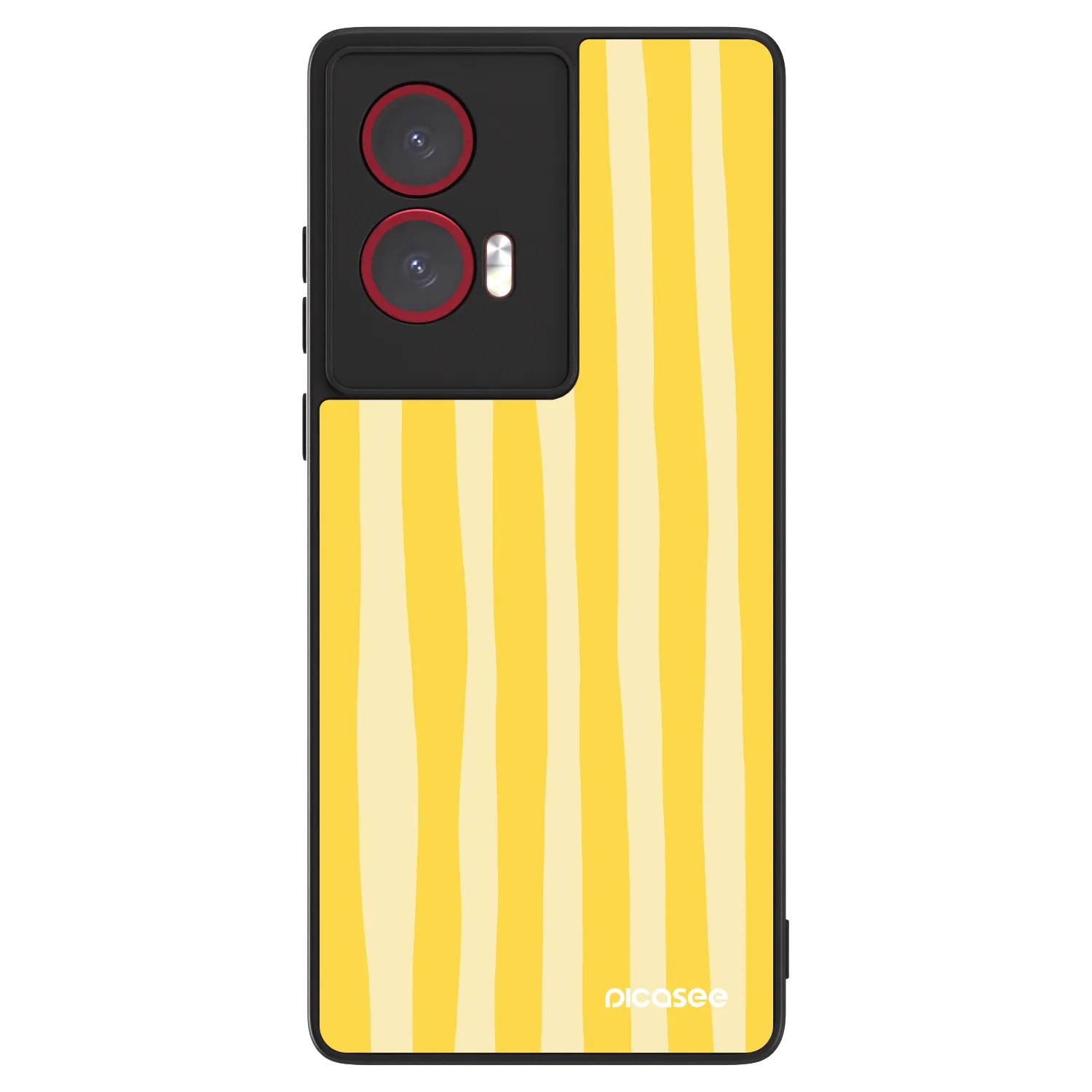 Picasee ULTIMATE CASE pentru Motorola Edge 50 Fusion - Lines lemon