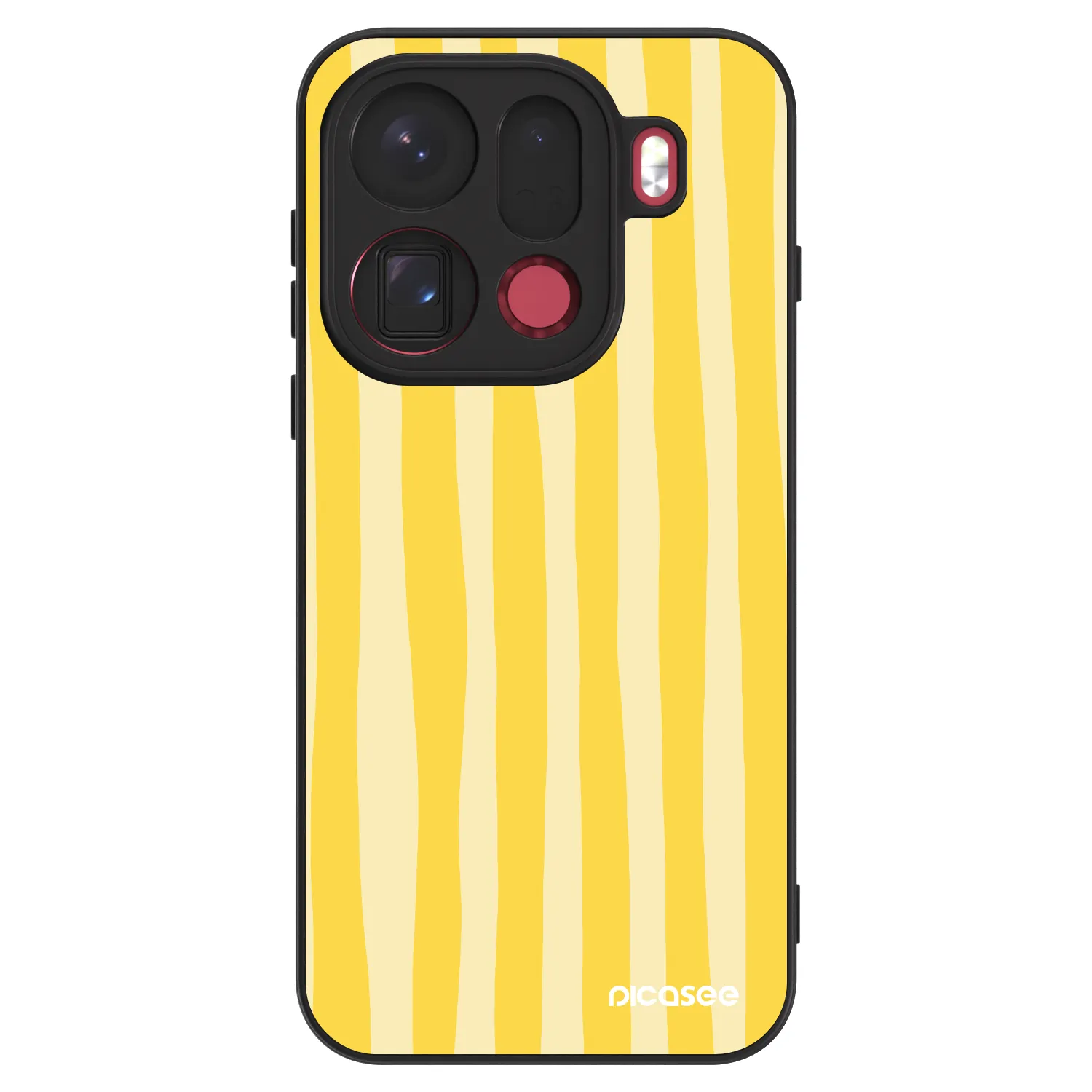 Picasee ULTIMATE CASE pentru OPPO Find X9 Pro - Lines lemon