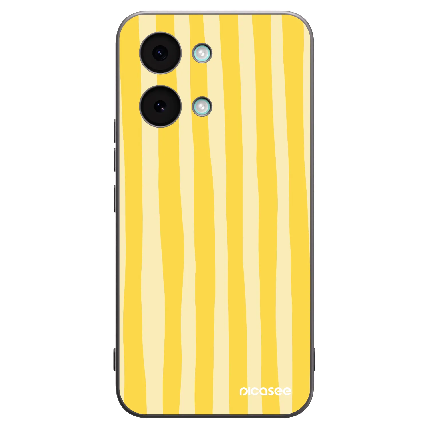 Picasee husă neagră din silicon pentru Xiaomi Poco X8 Pro Max - Lines lemon