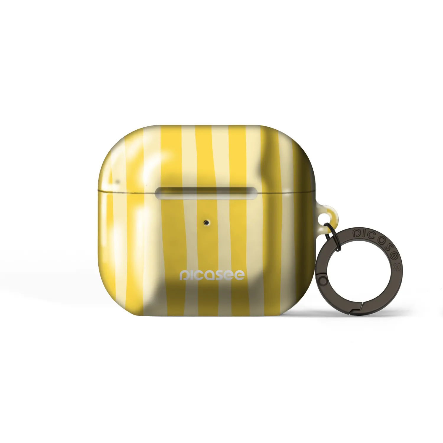Picasee Obal pro Apple AirPods 3 - Lines lemon