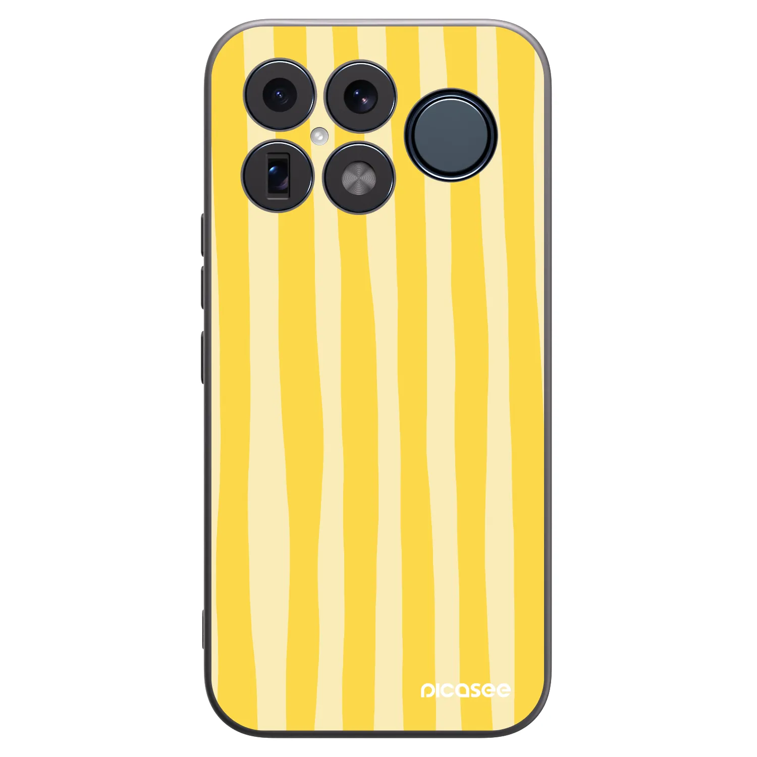 Picasee husă neagră din silicon pentru Xiaomi Poco F8 Ultra - Lines lemon
