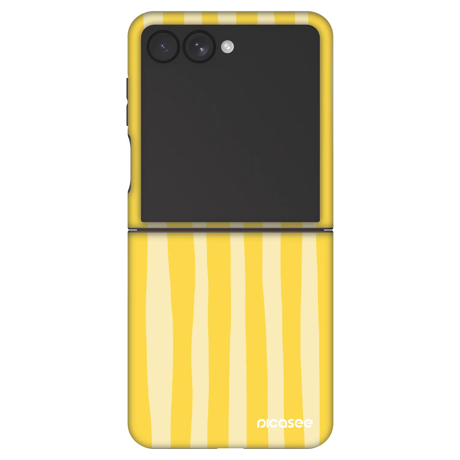Picasee Fashion Case pentru Samsung Galaxy Z Flip7 5G - Lines lemon