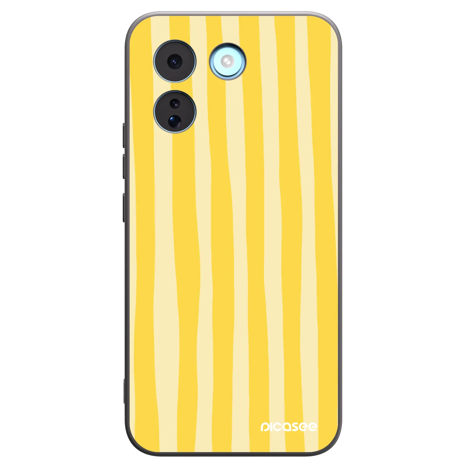 Picasee husă neagră din silicon pentru Xiaomi Redmi Note 17 Pro MAX 5G - Lines lemon