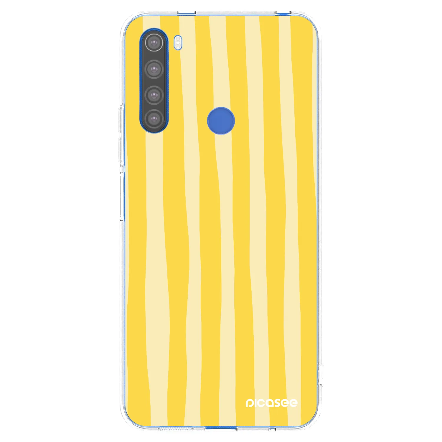 Picasee husă transparentă din silicon pentru Xiaomi Redmi Note 8T - Lines lemon