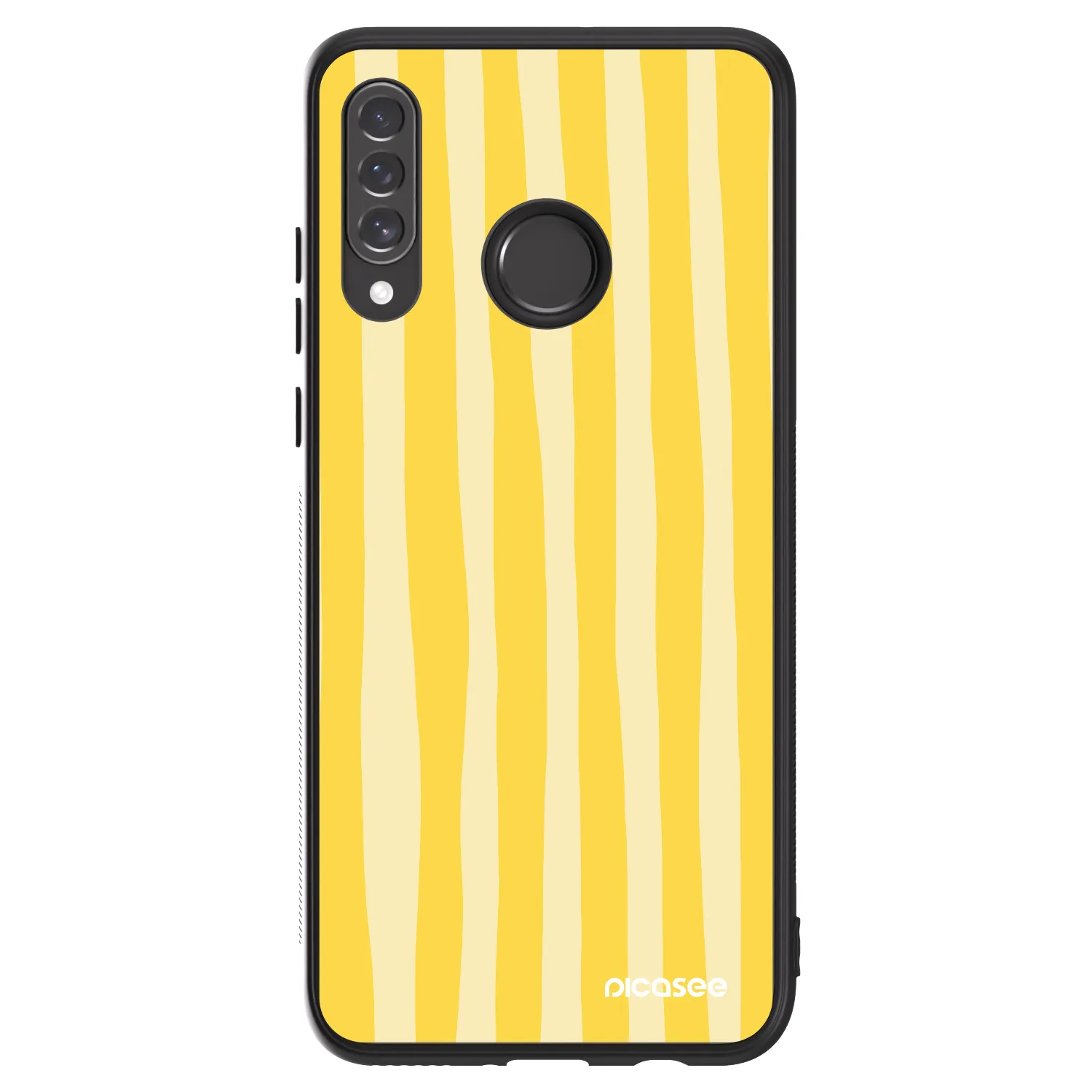 Picasee ULTIMATE CASE pentru Huawei P30 Lite - Lines lemon
