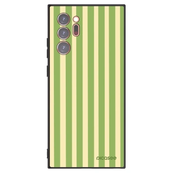 Picasee husă neagră din silicon pentru Samsung Galaxy Note 20 Ultra - Lines Matcha