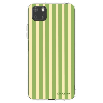 Picasee husă transparentă din silicon pentru Huawei Y5P - Lines Matcha
