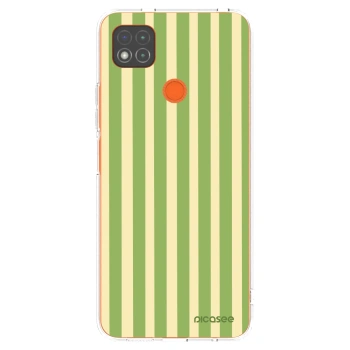 Picasee husă transparentă din silicon pentru Xiaomi Redmi 9C - Lines Matcha
