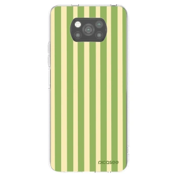 Picasee husă neagră din silicon pentru Xiaomi Poco X3 - Lines Matcha