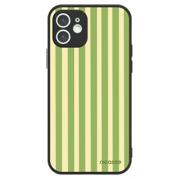 Picasee ULTIMATE CASE pentru Apple iPhone 12 - Lines Matcha