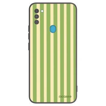 Husă pentru Samsung Galaxy M11 - Lines Matcha