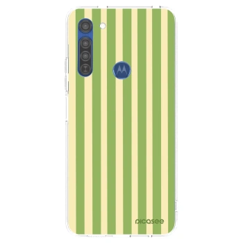 Husă pentru Motorola Moto G8 - Lines Matcha