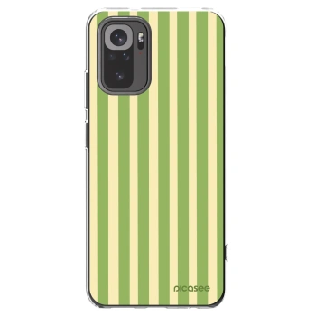 Picasee husă transparentă din silicon pentru Xiaomi Redmi Note 10 - Lines Matcha